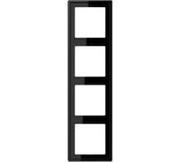 Jung 4 vie Telaio di copertura Coperchio Nero LS984SW 1 pz.