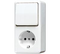 JUNG 676AWW - Rocker switch - White - 250 V - 16 A - 61 mm - 47 mm
