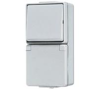 JUNG 676W 676 W - Rocker switch - White - 250 V - 10 A - 70 mm - 47 mm