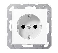 Jung A 1520 N WW A1520NWW - Presa a 1 posto, colore: Bianco alpino
