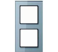 Jung A creation telaio AC582GLBLGR 2 scomparti, orizzontale/verticale, vetro,...