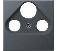 Jung A561BFPLSATANM Piastra Antenna P/Antenna Fm-Sat Matte Antracite Screw-In