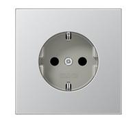 JUNG AL1520 AL 1520 - CEE 7/3 - Aluminium - Aluminium - 250 V - 16 A - 70 mm