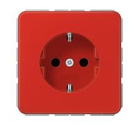 JUNG CD 1520 BFKI RT presa energia CEE 7/3 Rosso