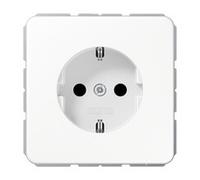 Jung 1 scomparto frutto presa di alimentazione schuko bianco alpino cd1520kiww