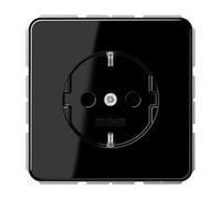 Jung 1 scomparto frutto presa di alimentazione schuko nero cd1520sw