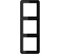 Jung CD583SW 3 scomparti Telaio di copertura Coperchio Nero 1 pz.
