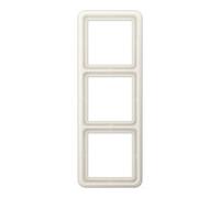 Jung 3 scomparti telaio di copertura coperchio bianco crema cd583w