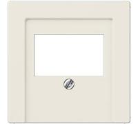 JUNG copertura presa TAE/taglio USB A569PLT AS 500/A plus bianco A569PLT (A569PLT)