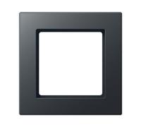 Jung cornice 1 Fach infrangibile Serie A Creation Antracite opaco, 1 pezzi, AC 581 BF Anm