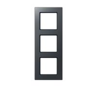 Jung cornice 3 Fach infrangibile Serie A Creation Antracite opaco, 1 pezzi, AC 583 BF Anm