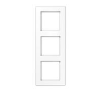 Jung cornice 3 Fach Serie A Creation Alpinweiss, 1 pezzi, AC 583 WW