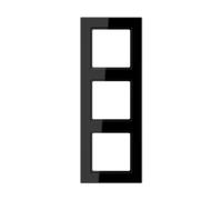 Jung cornice 3 Fach Serie A Creation NERO, 1 pezzi, AC 583 SW