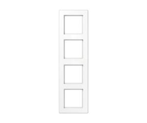 Jung cornice 4 Fach Serie A Creation Alpinweiss, 1 pezzi, AC 584 WW