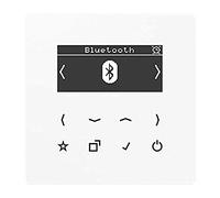 Jung DAB LS BT SW - Radio intelligente, DAB+ e Bluetooth, colore: bianco alpino