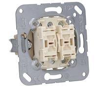 Jung Pulsante da incasso JG 532 U – Doppio 2x2 NO, 2 poli, 250 V CA, 10 A