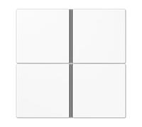 Jung piastra di copertura LS404TSAWW - 4 posizioni, a scatto, termoplastica, ...