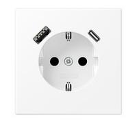 JUNG LS1520-15CAWWM - Type F - 5 - 35 °C - Plastic - IP20 - 16 A - 50/60 Hz