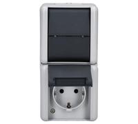 JG 876 W - Presa 16 A 250 V CA con commutatore di spegnimento universale
