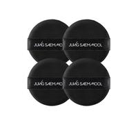 JUNG SAEM MOOL Cushion Puff (4pc) Natural Cover Puff for Smooth Fitting with The Round Shape 2.1 Inch