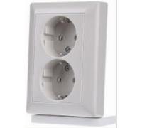 Jung Schuko Presa AS5020U - 2 prese, con telaio integrato, termoindurente, Bi...