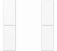 Jung Set di tasti A502TSAWW - 2 scomparti, completo, a scatto, plastica, IP20...