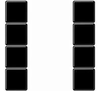 Jung Set di tasti A504TSASW 4 posizioni, completo, a scatto, plastica, IP20, ...