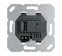 JUNG USB15CASW - 2x USB - 0 - 35 °C - Plastic - 50/60 Hz - 1 pc(s)