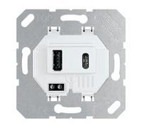 JUNG USB15CAWW - 2x USB - 0 - 35 °C - Plastic - 50/60 Hz - 1 pc(s)