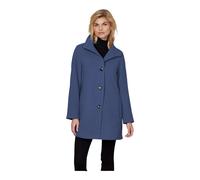 Junge - Elegante Giacca in Misto Lana Blu Polvere - - Coats - Donna - Blu - S