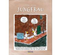 Jungfrau 2026: Sternzeichenkalender-Cartoonkalender als Wandkalender im Format 19 x 24 cm.