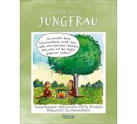 Jungfrau 2027: Sternzeichenkalender-Cartoonkalender als Wandkalender im Format 19 x 24 cm.