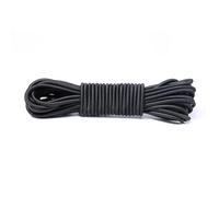 JunGG Corda di gomma 4 mm 10 m - Corda di tensione in gomma per teloni rimorchi, telone di rete (nero, 4 mm x 10 m)