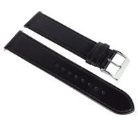 Junghans Max Bill > Cinturino Orologio 20mm Pelle Braun Con Cuciture > 041/4461