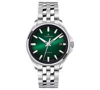 JUNGHANS Orologio da donna Meister S Automatico Verde 36 mm 27/4684.44 | Orologio automatico da donna, orologio da polso con cinturino in acciaio inossidabile, orologio con quadrante a raggiera