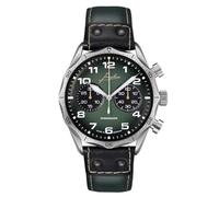JUNGHANS Orologio da pilota Meister Pilot Chronoscope da uomo verde 27/3492.00
