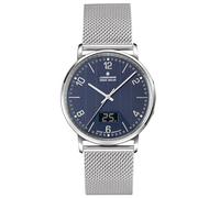 JUNGHANS Orologio da uomo radiocontrollato Milano Mega Solar Milanese/Blu