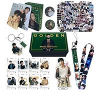 JUNGKOOK GOLDEN SEVEN Album Fotografico, Set Regalo BT JUNGKOOK Merchandise, JUNGKOOK J-HOPE JIN JIMIN RM SUGA V Merch(Green-GOLDEN)