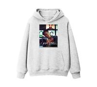 Jungkook I Am Still Album Felpa con Cappuccio A-rmy 2024 Supporto Merch Stampato Felpa in Cotone Magliette for i Fan(B Gray,3XL)