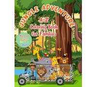 Jungle Adventure: A-Z Coloring Book for Families