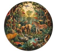 Jungle Animals 1000 Pieces Science Fiction Jigsaw Puzzles For Adults Educational Games Stress Relieving Entertainment Cultivate The Spirit of Teamwork for Adults And Kids, Age 12 Years Up 1000pcs (67.