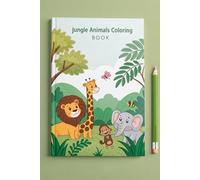 Jungle Animals Coloring Book: Enjoy coloring the cutest jungle adventures full of friendly animals!
