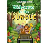 Jungle Animals Coloring Book for Kids: 40 Wild Creatures with Fun Facts to Learn and Color: Fun and Educational Coloring Book for Kids Ages 4-10 with ... 400+ Amazing Facts to Learn While Coloring