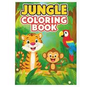 JUNGLE ANIMALS COLORING BOOK: JUNGLE ANIMALS COLORING BOOK for Kids