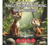 Jungle Animals Coloring Book - Preschool and Kindergarten - Learning and Relaxing Unique Designs