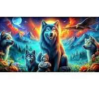 jungle-animals Jigsaw Puzzle impossibili 1000Pcs Decorazione per la casa. Giochi di Rilassamento e Intelletto per Adulti e Bambini da 12 Anni 38x52cm/1000pcs