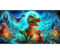 jungle-animals Jigsaw Puzzle Impossible 1000 Pezzi Decorazione per la casa. Giochi di Rilassamento e Intelletto per adulti e ragazzi da 14 anni 38x26cm/1000pcs