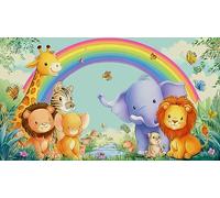 jungle-animals Puzzle impossibili 1000Pcs Decorazione per la casa. Giochi di Rilassamento e Intelletto per Adulti e Bambini da 12 Anni 75x50cm/1000pcs