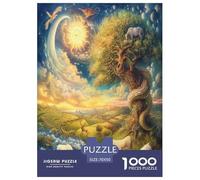 Jungle Animals Puzzle Impossibili 1000Pcs Decorazione Per La Casa. Rilassamento E Intelligence Per Adulti E Ragazzi Da 14 Anni 70x50cm/1000pcs