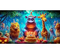 jungle-animals Puzzle Impossible 1000Pcs Decorazione per la casa. Giochi di Rilassamento e Intelletto per Adulti e Bambini da 12 Anni 38x26cm/1000pcs